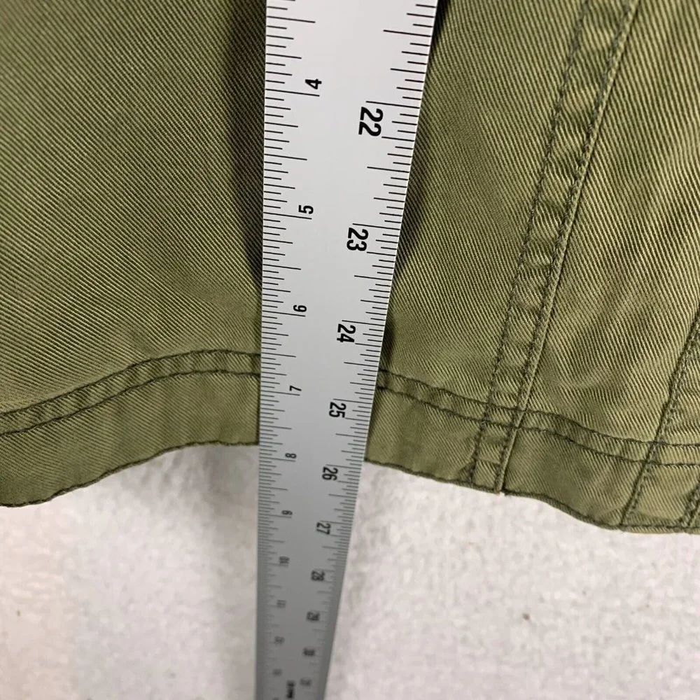 Holding Horses Field Jacket Women's Small Olive Green Denim Notch Lapel‎ 7769 - Picture 5 of 7